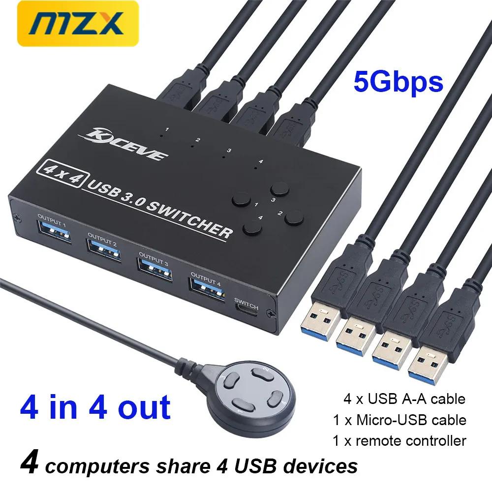 MZX KM ġ ñ USB 3.0  ó, 4 ǻ Ʈ PC ũž ø ׼, ƺ  Ű 콺 KVM